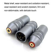 4 Core XLR to 3.5mm Amplifier Balance Female Headphone Adapter