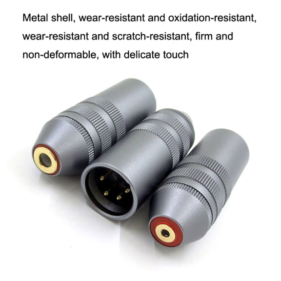 4 Core XLR to 4.4mm Amplifier Balance Female Headphone Adapter