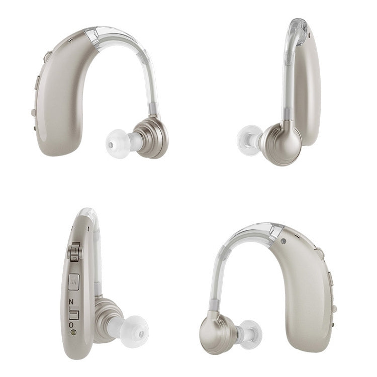 USB Charging Earhook Noise Reduction Hearing Aid Sound Amplifier(Black)