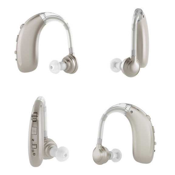 USB Charging Earhook Noise Reduction Hearing Aid Sound Amplifier(Skin-color)