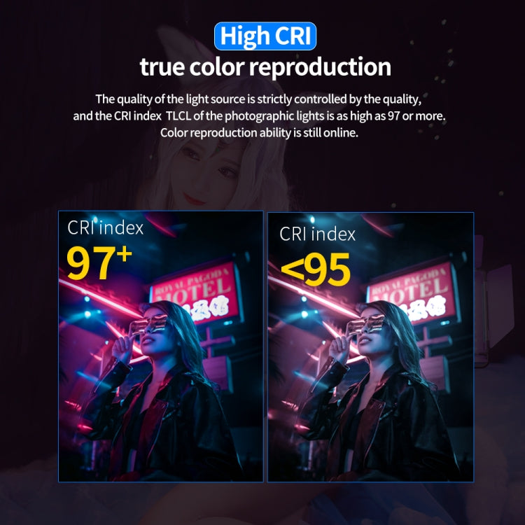 Pixel P80 60W 2600-10000K 542 LEDs Photography Fill Light Support Mobile APP Remote Control,EU Plug