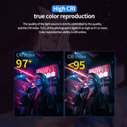 Pixel P80 60W 2600-10000K 542 LEDs Photography Fill Light Support Mobile APP Remote Control,EU Plug