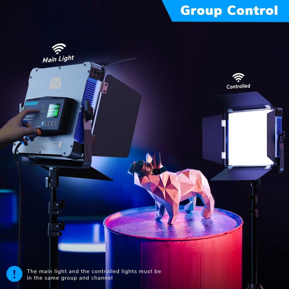Pixel P80 60W 2600-10000K 542 LEDs Photography Fill Light Support Mobile APP Remote Control,EU Plug