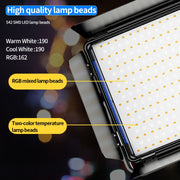 Pixel P80 60W 2600-10000K 542 LEDs Photography Fill Light Support Mobile APP Remote Control,EU Plug