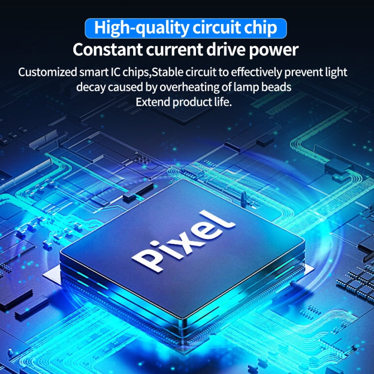 Pixel P80 60W 2600-10000K 542 LEDs Photography Fill Light Support Mobile APP Remote Control,EU Plug