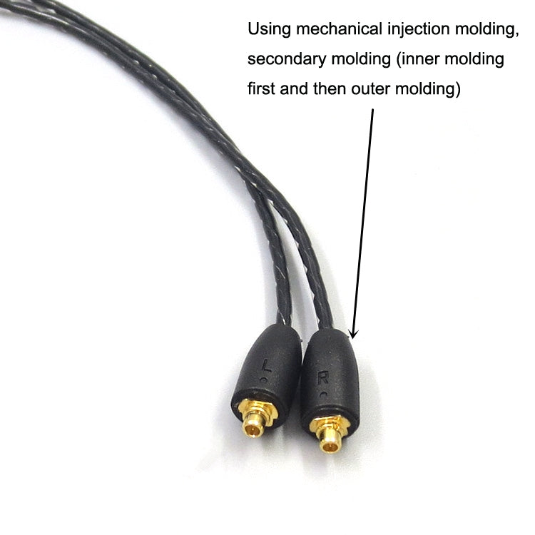 1.2m For Shure MMCX / SE215 / SE535 / SE846 / UE900 Volume Adjustment Headphone Cable(Red)