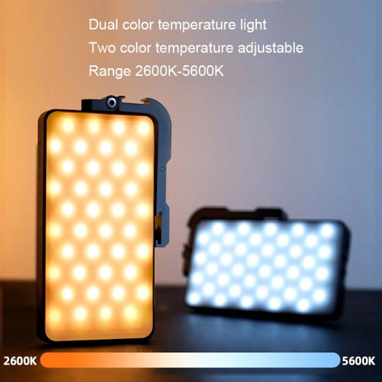 Pixel G3 Flat Panel RGB Fill Light Handheld Photography Camera Dimmable Desktop Mini Pocket Lamp(A Set)