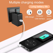 Bluetooth MP3/MP4 Student Walkman Music Player E-Book Playback With 16GB Memory Card