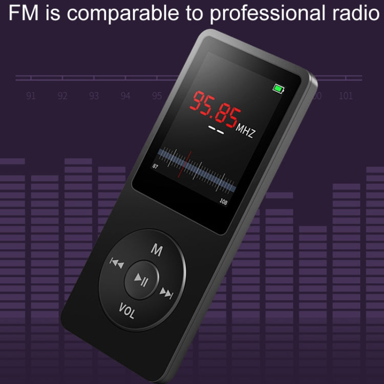Bluetooth MP3/MP4 Student Walkman Music Player E-Book Playback With 16GB Memory Card