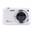 2.88 Inch IPS Screen HD Digital Camera 16X Zoom Portable CCD Camera(White) - Video Cameras by PMC TechLife | Online Shopping South Africa | PMC TechLife | Buy Now Pay Later Mobicred