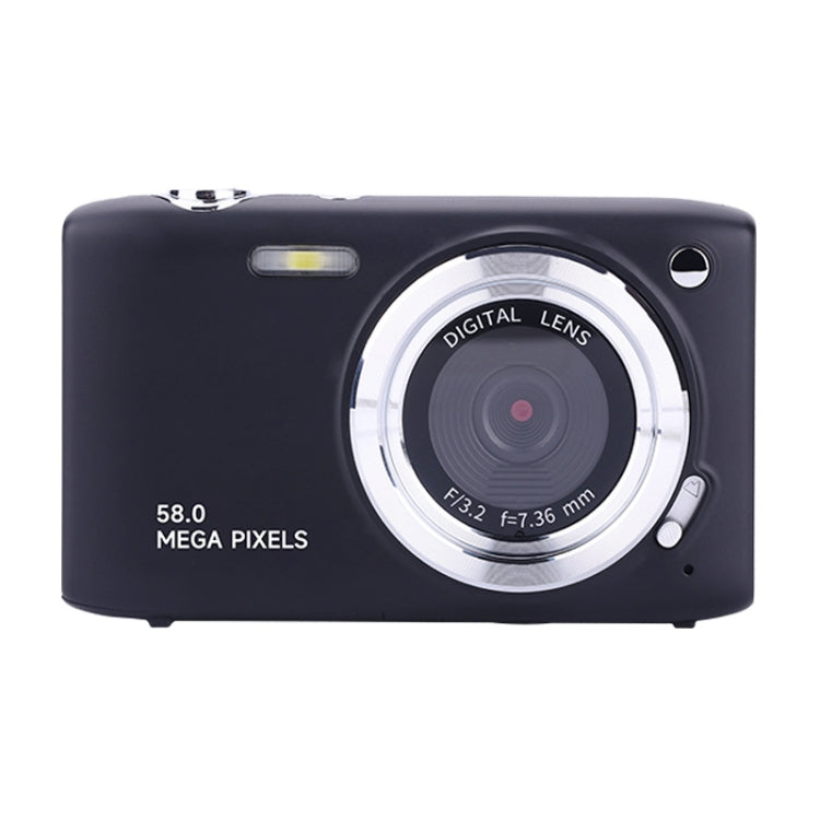 2.88 Inch IPS Screen HD Digital Camera 16X Zoom Portable CCD Camera(Black)