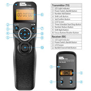 For Instax 90 Pixel TW283 Shutter Wireless Delay Remote Control SLR Shutter Flasher