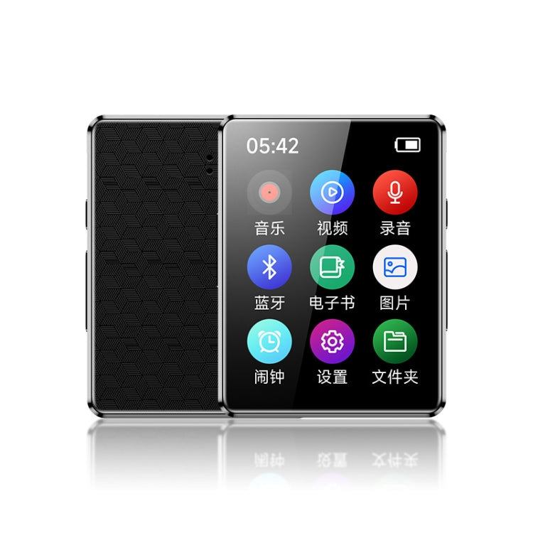 MP3 Music Player Bluetooth 5.0 Ebook Recorder MP4 Walkman 64GB(Black)