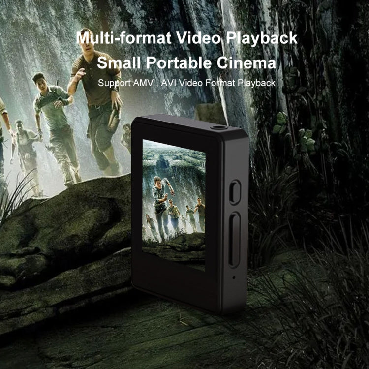 MP3 Music Player Bluetooth 5.0 Ebook Recorder MP4 Walkman 64GB(Black)