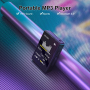 MP3 Music Player Bluetooth 5.0 Ebook Recorder MP4 Walkman 16GB(Black)