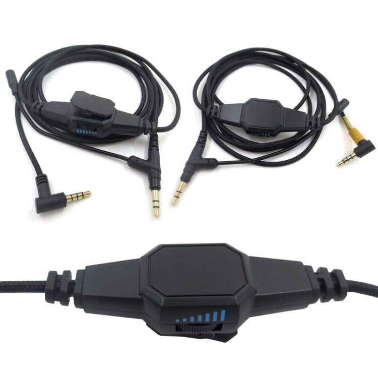 2m For Boom Microphone V-MODA Computer Gaming Headphone Cable(Gold Plug)