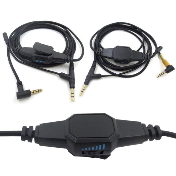 2m For Boom Microphone V-MODA Computer Gaming Headphone Cable(Gold Plug)
