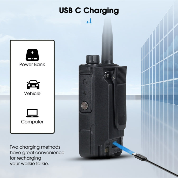 RETEVIS RA89 UV Dual-segment IP68 Water-resistant Dual-guard Dual-standby Walkie Talkie(EU Frequency 144-146/430-440MHz)