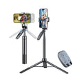 Pixel ST2 1.6m Anti Shake Selfie Stick Head Tripod Handheld Portable Folding Remote Control Outdoor Photo Stands(With Bluetooth Remote Control) - Selfie Sticks by Pixel | Online Shopping South Africa | PMC TechLife | Buy Now Pay Later Mobicred