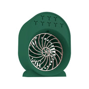 USB Spray Humidification Air Conditioning Fan Small Portable Desktop Air Cooler, Style: Charging (Green)