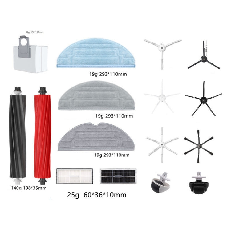 For Roborock G20 / S8 Pro ULTRA Vacuum Cleaner Accesories 22pcs /Set