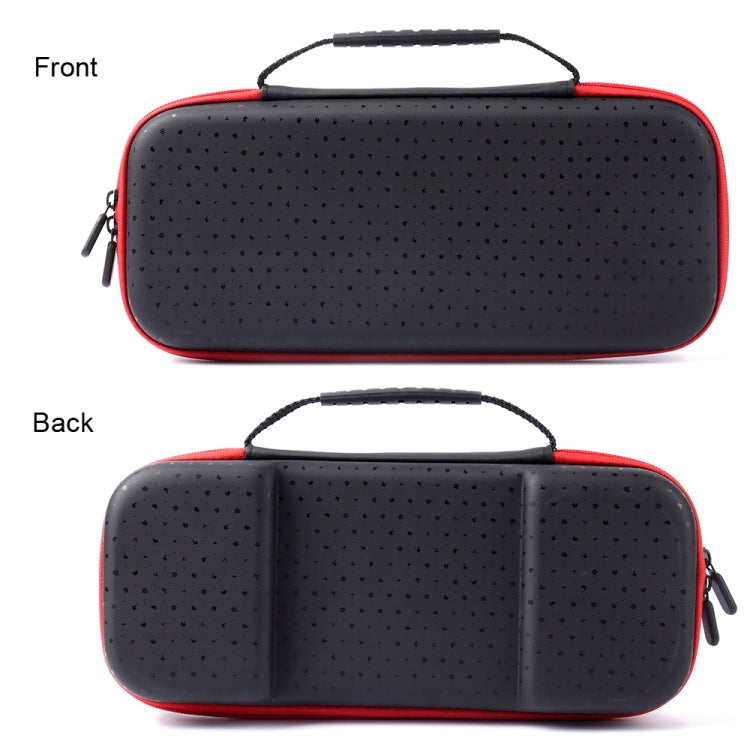 For ASUS ROG Ally Game Console Portable PU Water-resistant Storage Box(Red)