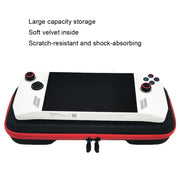 For ASUS ROG Ally Game Console Portable PU Water-resistant Storage Box(Red)