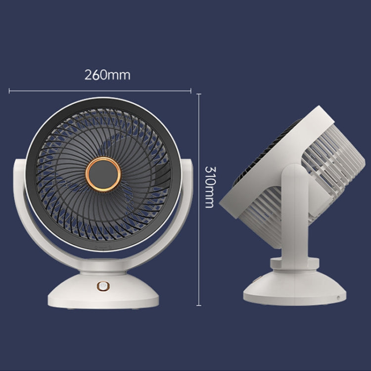 Desktop Air Circulation Upright Night Light Fan Household Rotatable Turbo Fan, Style: Plug-in Model