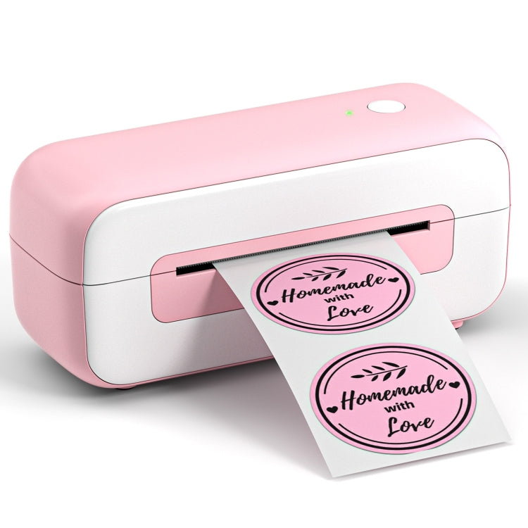 Phomemo PM246S Address Label Printer Thermal Paper Express E-Manifest Printer, Size: EU(Pink)