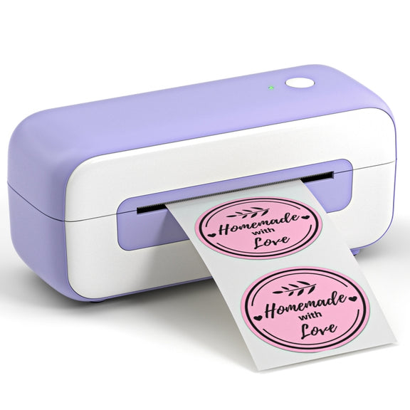 Phomemo PM246S Address Label Printer Thermal Paper Express E-Manifest Printer, Size: EU(Purple)