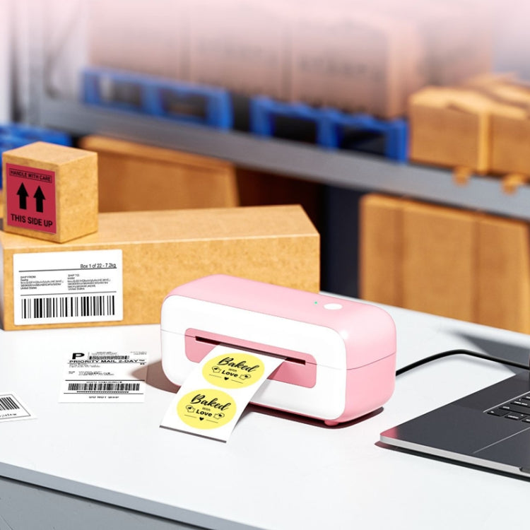Phomemo PM246S Address Label Printer Thermal Paper Express E-Manifest Printer, Size: EU(Black Gray)