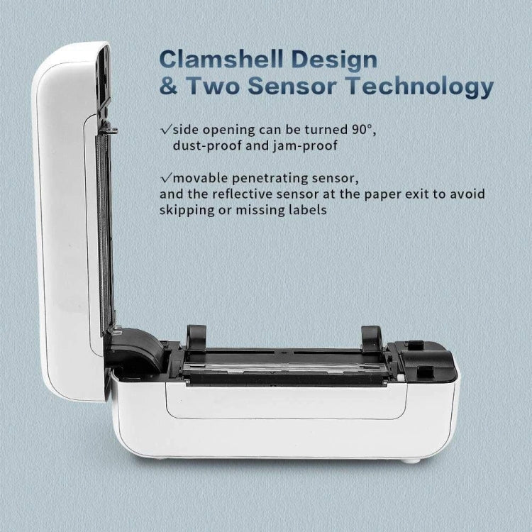 Phomemo PM246S Address Label Printer Thermal Paper Express E-Manifest Printer, Size: EU(Green)