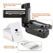 Phomemo PM246S Address Label Printer Thermal Paper Express E-Manifest Printer, Size: EU(Black Gray)