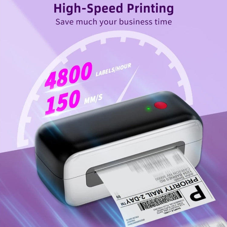 Phomemo PM246S Address Label Printer Thermal Paper Express E-Manifest Printer, Size: EU(Black Gray)