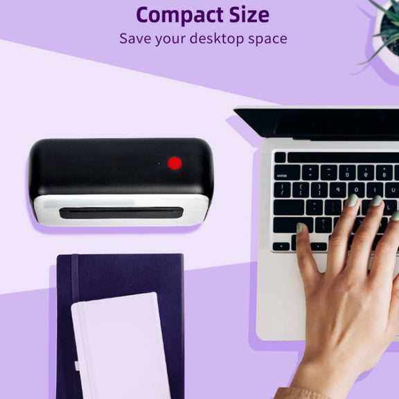 Phomemo PM246S Address Label Printer Thermal Paper Express E-Manifest Printer, Size: EU(Black Gray)
