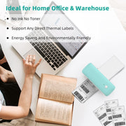Phomemo PM246S Address Label Printer Thermal Paper Express E-Manifest Printer, Size: EU(Black Gray)