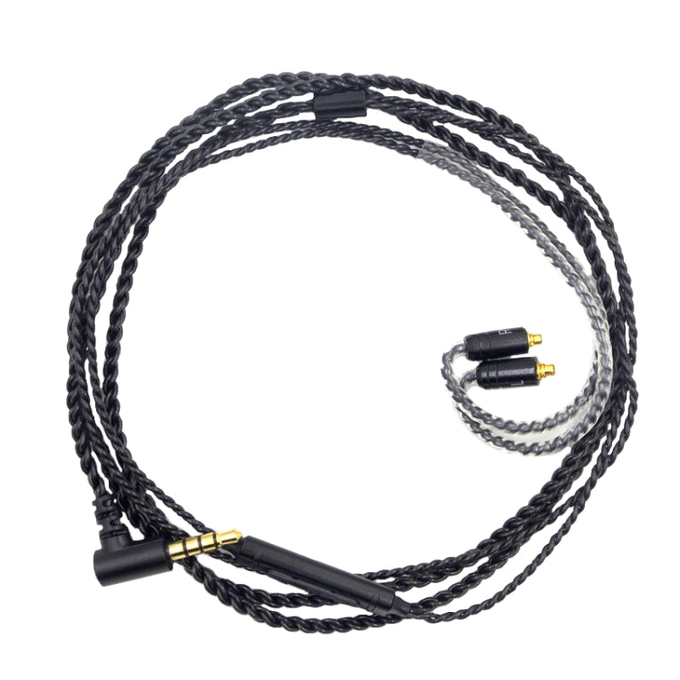 For MMCX Interface Headphone Cable With Microphone Upgrade Cable