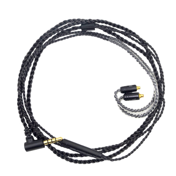For MMCX Interface Headphone Cable With Microphone Upgrade Cable