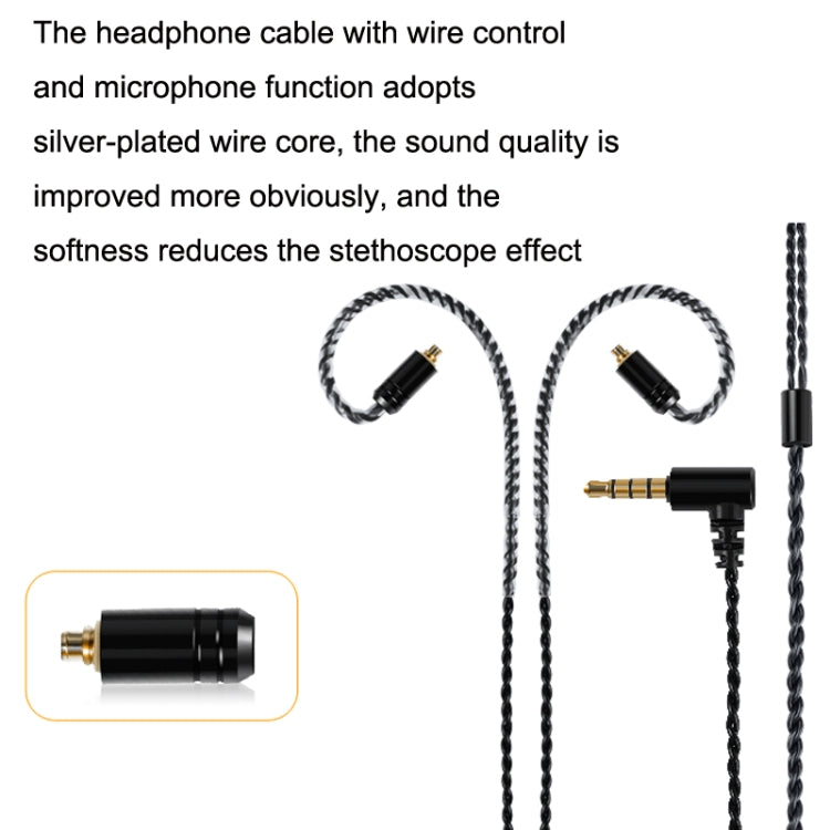 For A2DC Interface Headphone Cable With Microphone Upgrade Cable