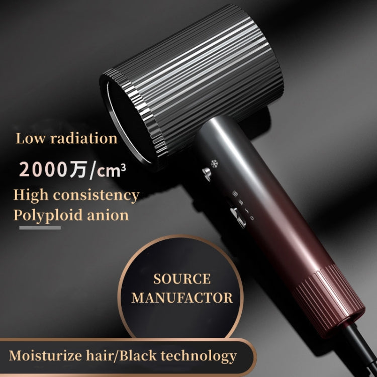 1600W Negative Ion Hair Dryer With  3 Speed Adjustment,CN Plug Standard Edition(Green)