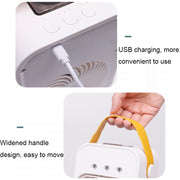 Mini Desktop Air Conditioner Fan Household Spray Humidification Air Cooler(White)