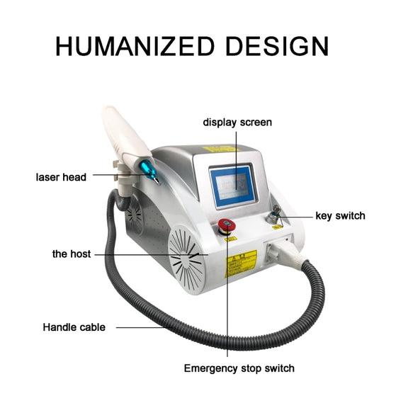 Laser Tattoo Removal Machine Non-invasive Eyebrow Washing Beauty Equipment(EU Plug)