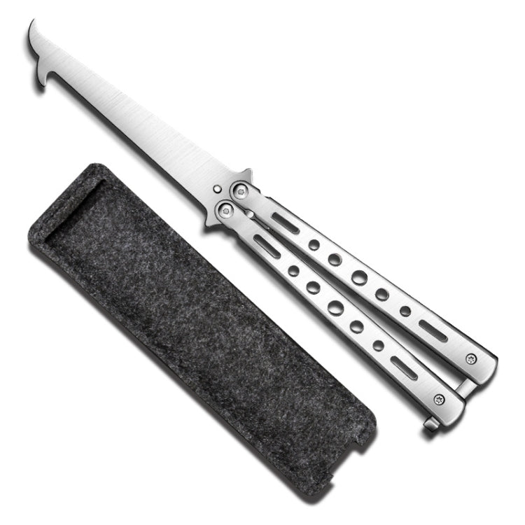 Folding Stone Clearing Hook Safety Hammer Portable Car Tire Cleaning Tool Set(Silver)