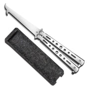 Folding Stone Clearing Hook Safety Hammer Portable Car Tire Cleaning Tool Set(Silver)