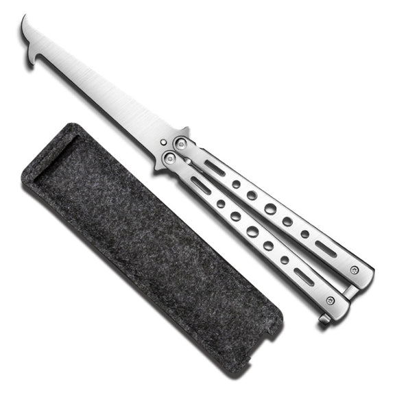 Folding Stone Clearing Hook Safety Hammer Portable Car Tire Cleaning Tool Set(Silver)