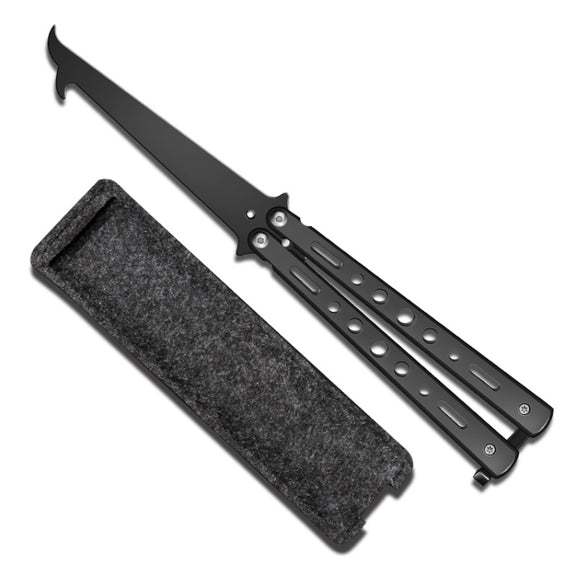 Folding Stone Clearing Hook Safety Hammer Portable Car Tire Cleaning Tool Set(Black)