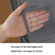 2pcs Double Sided Transparent Storage Bag Bedroom Wardrobe Storage Dustproof Hanging Bag Black 8 Grid