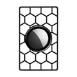 For Airtag Location Tracker Card Shape Honeycomb Protective Cover(Black) - Other by PMC TechLife | Online Shopping South Africa | PMC TechLife