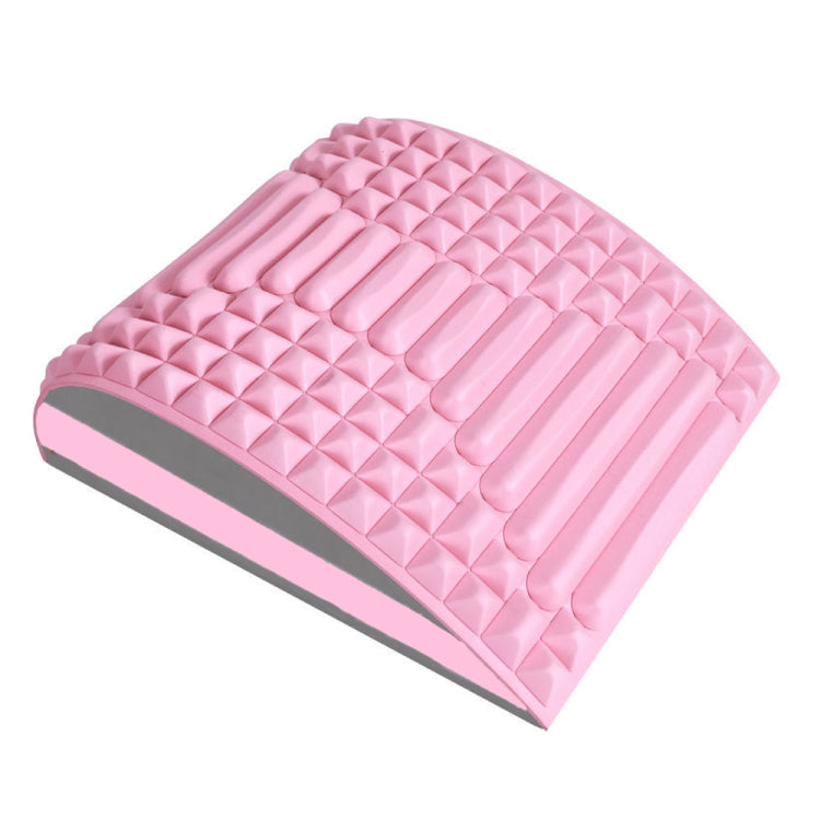 Lumbar Relaxing Massager Spinal Corrective Stretch Exercise Aid, Specification: Color Matching (Pink)