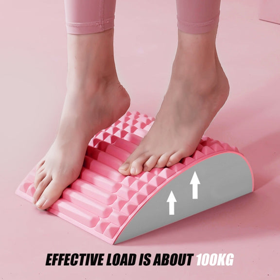 Lumbar Relaxing Massager Spinal Corrective Stretch Exercise Aid, Specification: Solid Color (Blue)